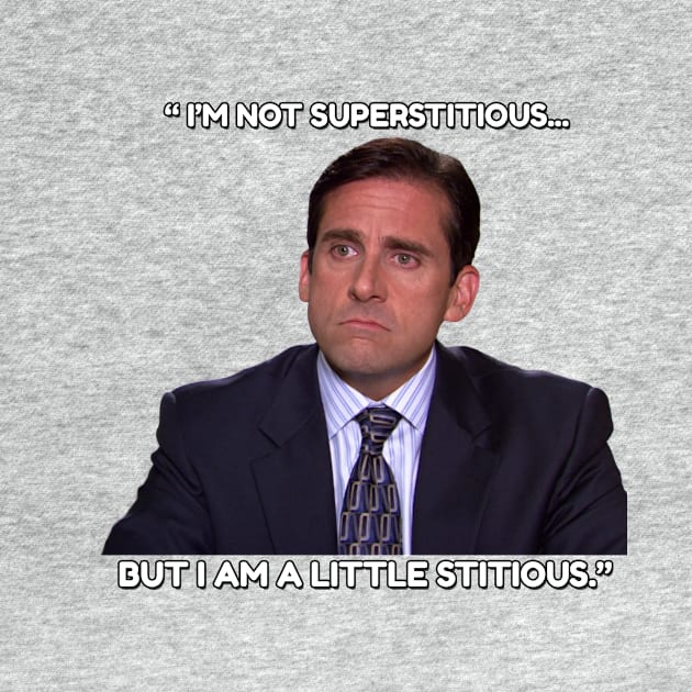 Michael Scott - Little Stitious by TossedSweetTees